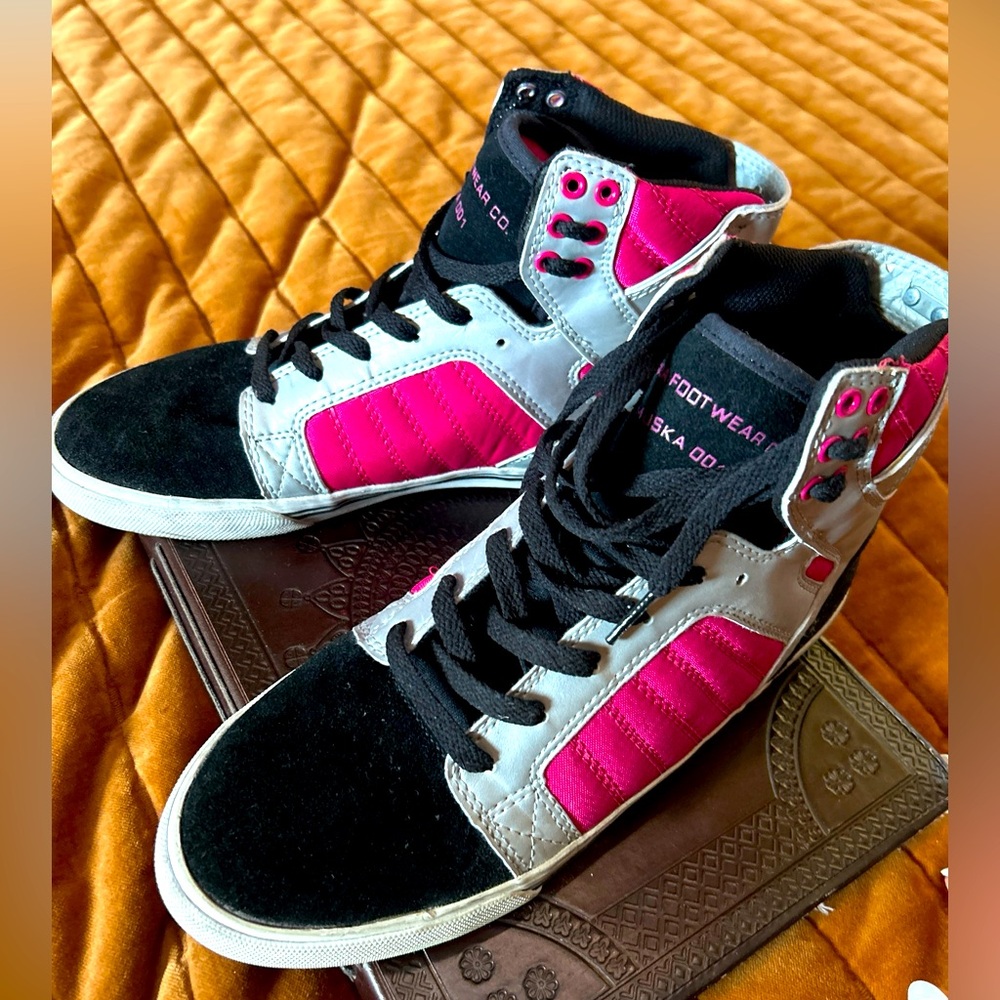 Rare Dead Stock Muska 001 SUPRA high top skate sneaker size 10 US WM size 8 MEN
